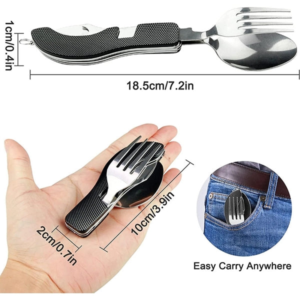 4-in-1 Folding Camping Utensil