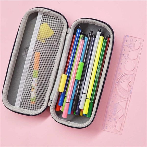 Large Capacity EVA Hard Shell Pencil Case Pen Holder Station