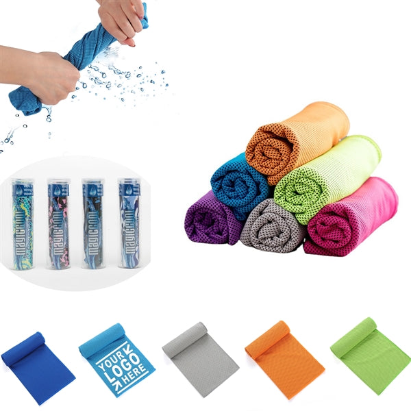 Premium Cooling Sport Towel With Case