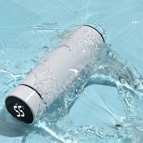 17oz Automotive Travel Mug LED Temperature Display Bottle