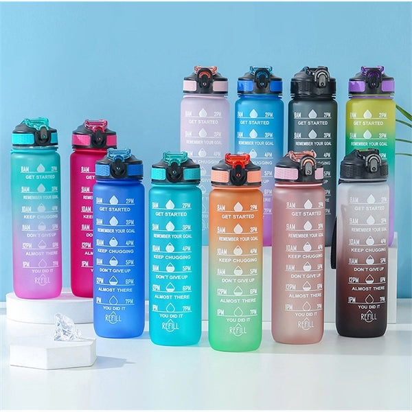 32 OZ Water Bottle with Time Marker