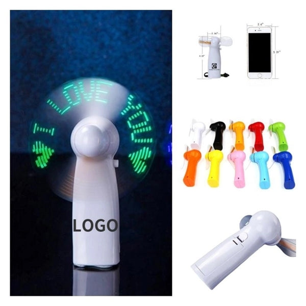 LED Hand-Held Fan