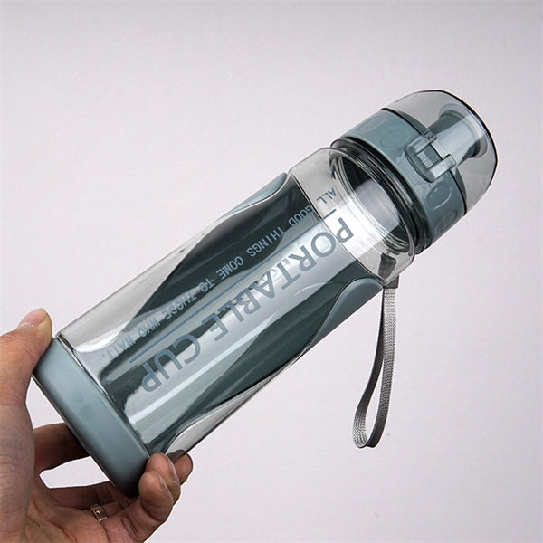 20oz Plastic Water Sports Clear Drinking Bottle