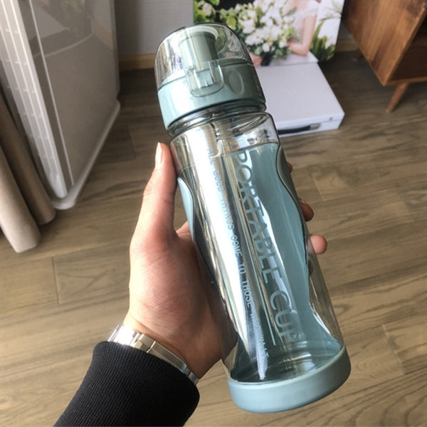 20oz Plastic Water Sports Clear Drinking Bottle