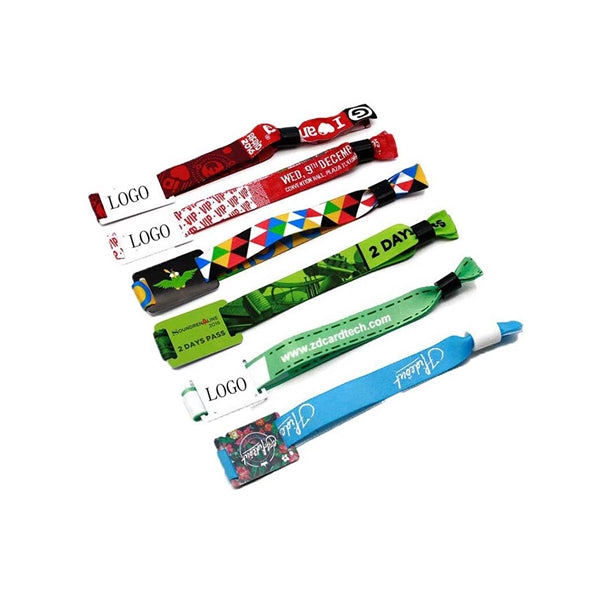 Adjustable Polyester Wristband Lanyard With RFID Chip