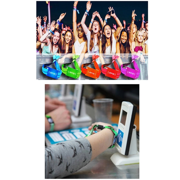 Adjustable Polyester Wristband Lanyard With RFID Chip