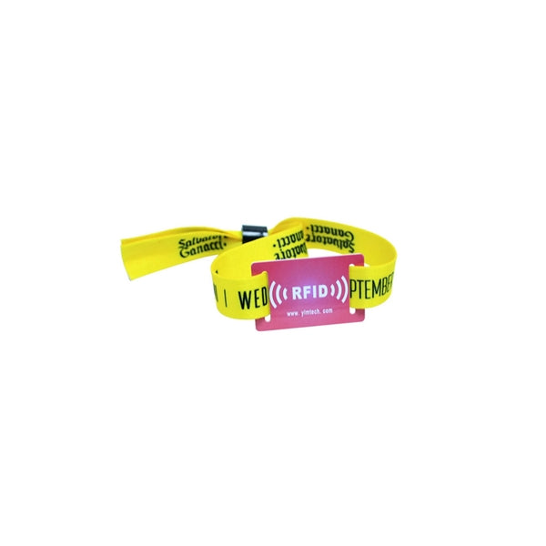 Adjustable Polyester Wristband Lanyard With RFID Chip