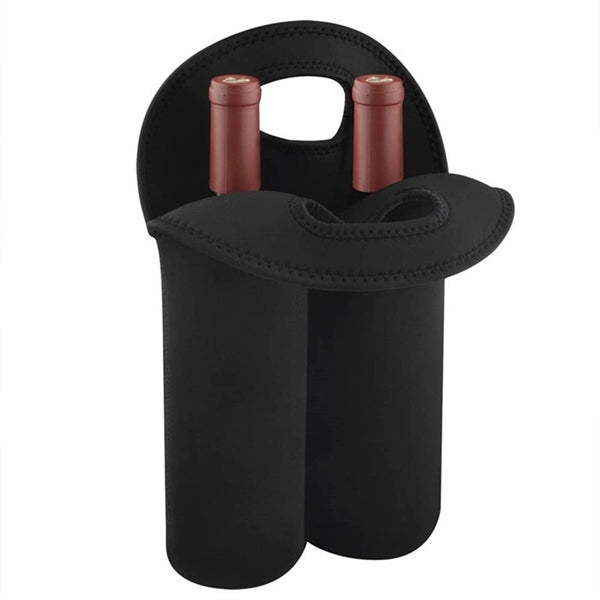 Two Bottle Neoprene Wine Carrier Bag