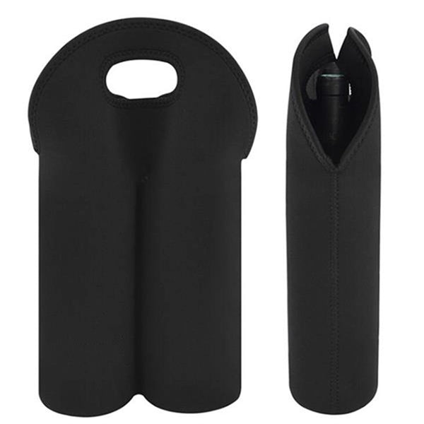 Two Bottle Neoprene Wine Carrier Bag
