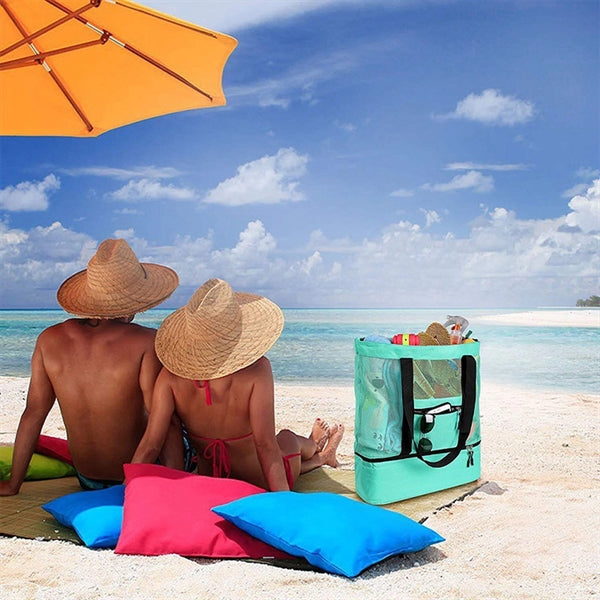 Mesh Picnic Cooler Tote Bag