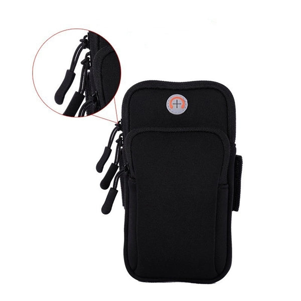 Neoprene Fitness Armband w/ Earphone Port