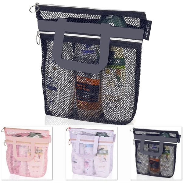 Travel Zippered Toiletry Bag Portable Cosmetic Makeup Pouch