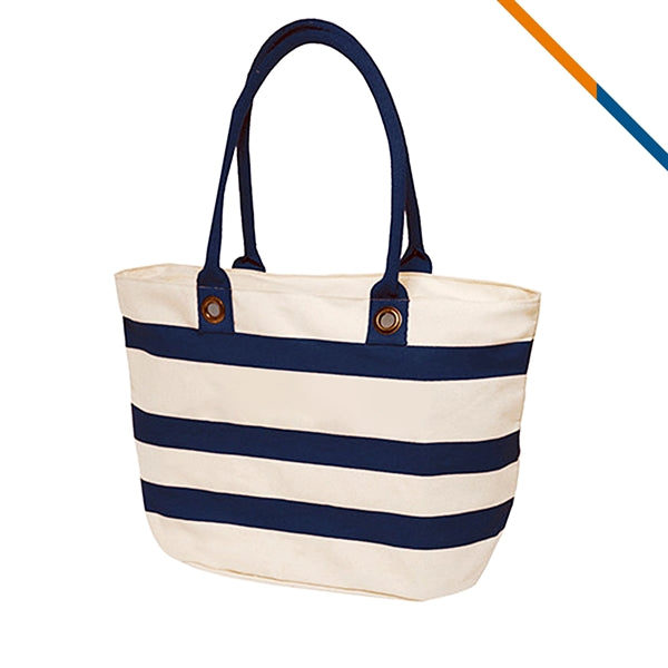 Tera Striped Tote Bag