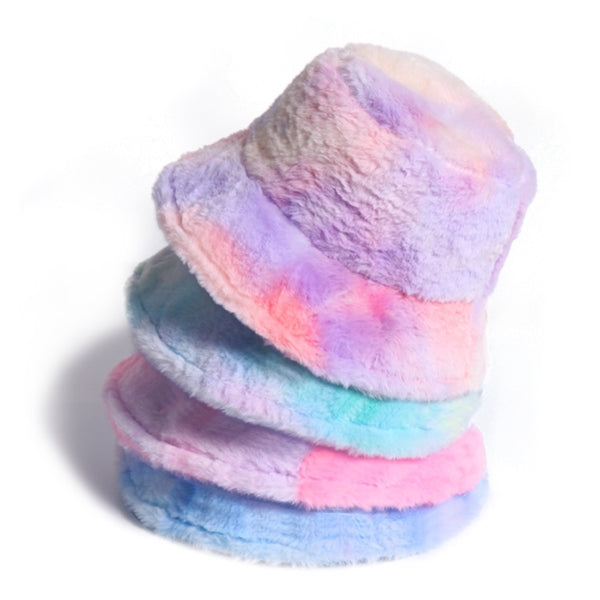 Bucket Hat Outdoor Foldable Fisherman Cap tie-dyed