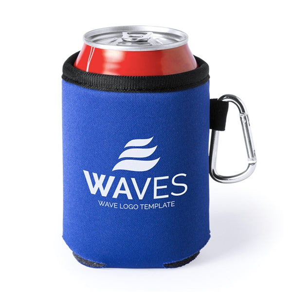 Neoprene Cooling Can Holder with Carabiner