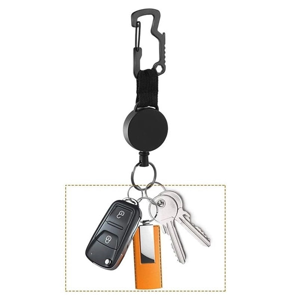 Retractable Outdoor High Elastic Steel Wire Badge Holder