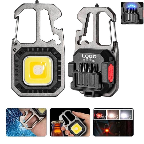 Multi-functional Keychain Flashlight
