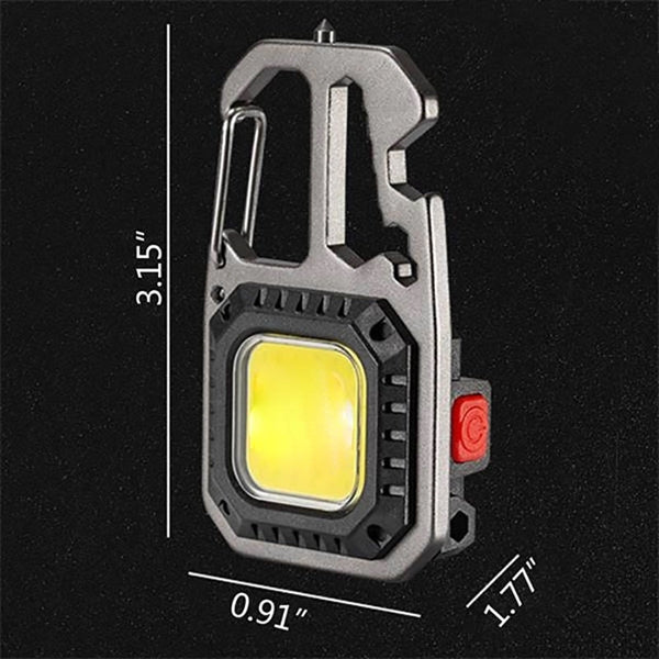 Multi-functional Keychain Flashlight