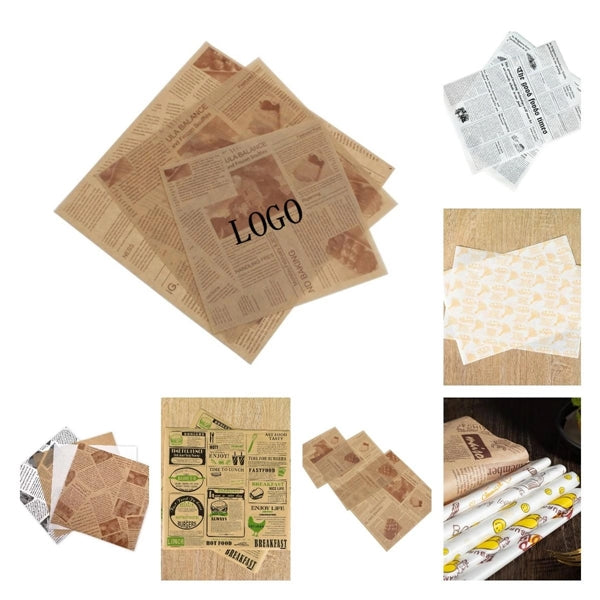 Oil Proof Food Wrapping Paper
