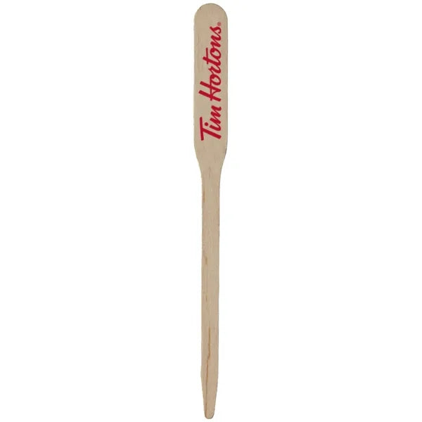 4.5" Paddle Wood Food Pick