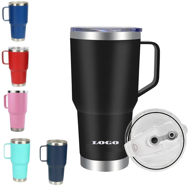 30oz Stainless Steel Insulated Coffee Mug with Handle