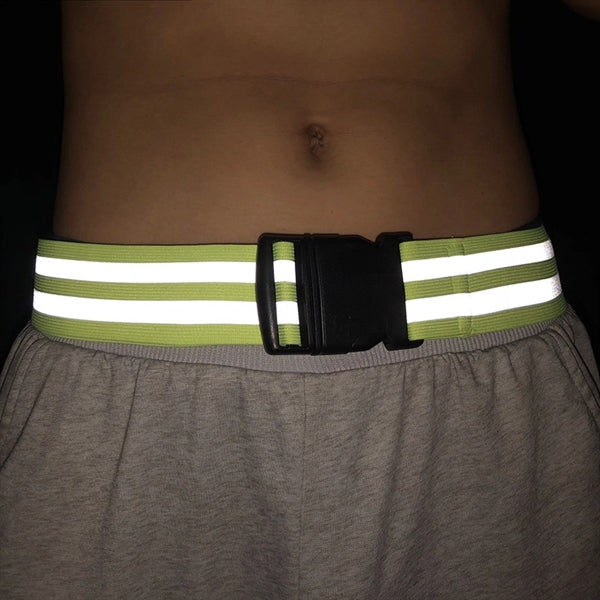 High Visibility Reflective Waistband Safety Strip Belt