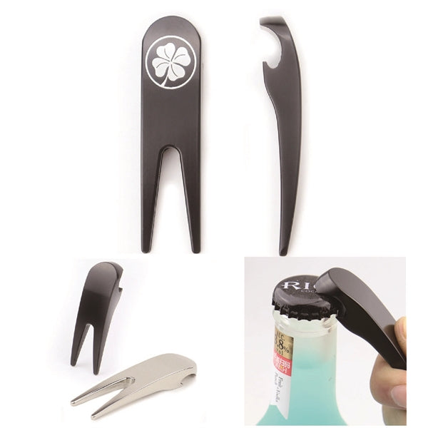 Golf Divot Tool With Bottle Opener