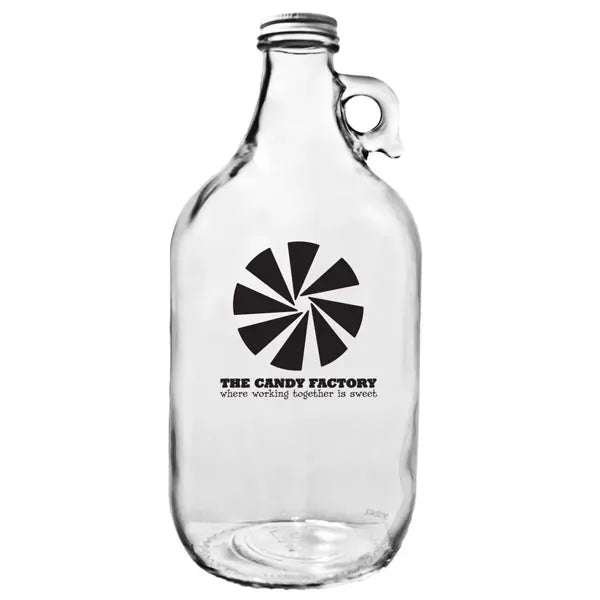 64 Ounce/Half Gallon Clear Growler