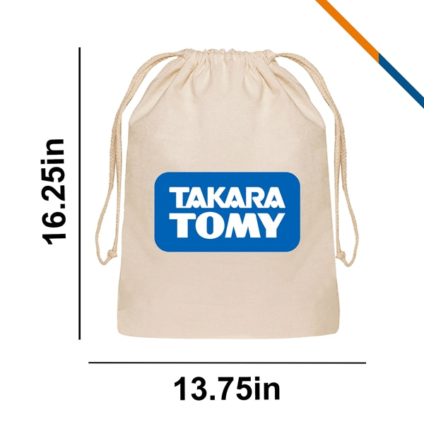 Fannie Cotton Drawstring Backpacks