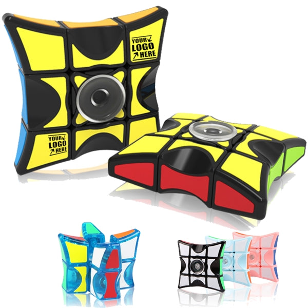2 in 1 Floppy Cube Puzzle Fidget Spinner with Gift Bag