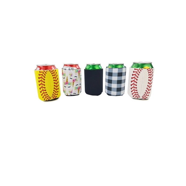 Full Color Sublimation Slim Neoprene Can Cooler