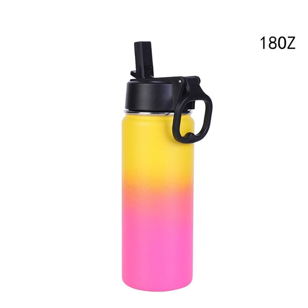 18oz Water Bottle with Straw Lid Vacuum Insulated