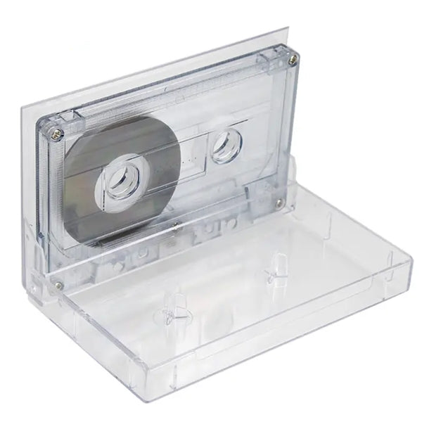 Plastic Transparent Case Cassette Tape