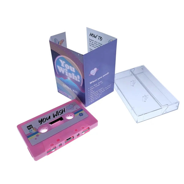Plastic Transparent Case Cassette Tape