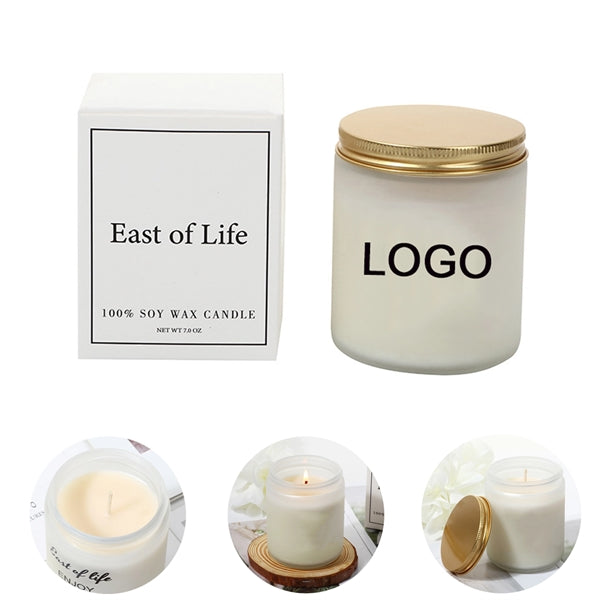 8.5OZ Clear Tumbler Candle with Box
