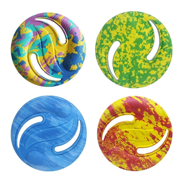 Soft EVA Dog Flying Disc Toy Saucers Discs