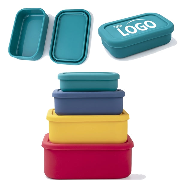 23.3oz soft silicone fresh-keeping lunch box
