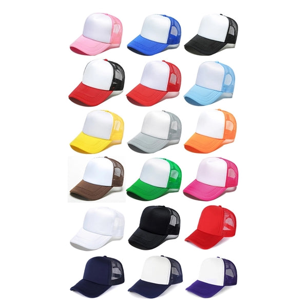 5 Panel Foam Mesh Baseball Cap