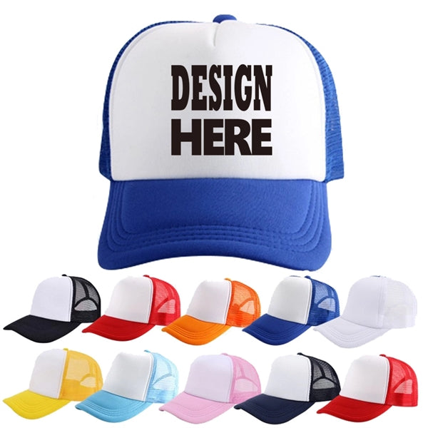 Foam Mesh Baseball Cap Trucker Hat