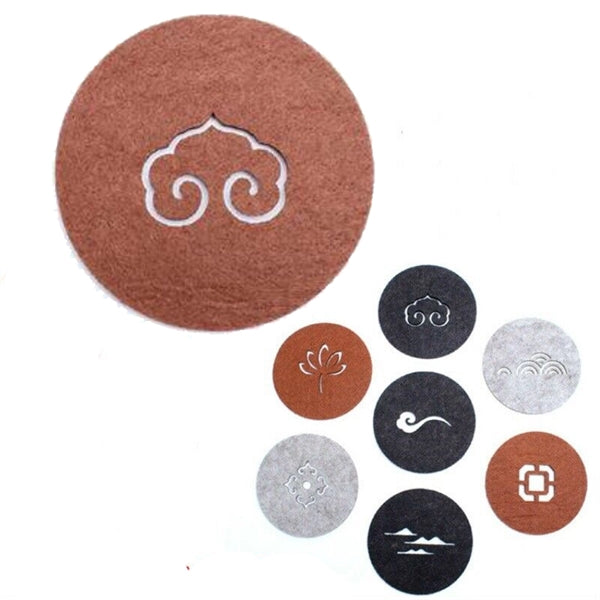 Hollow Out Recycled Felt Coaster