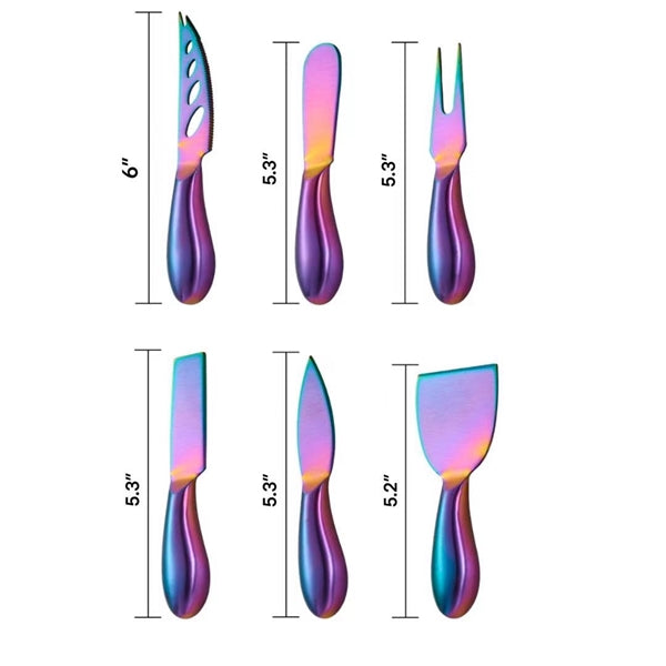 6 In 1 Cheese Knife Set