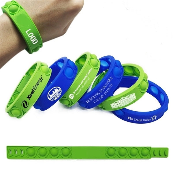 Push Pop Silicone Bracelet