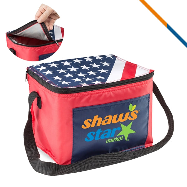 American Flag Lunch Bags