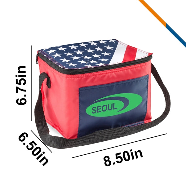 American Flag Lunch Bags