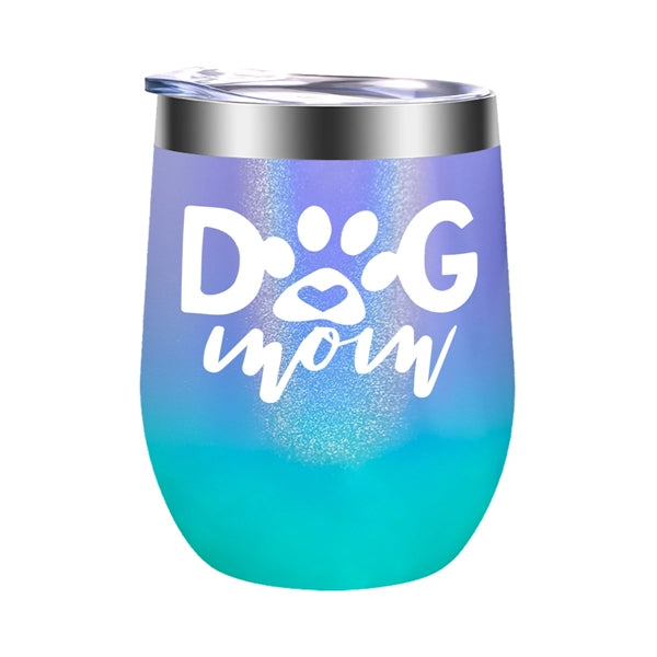 12 oz Stainless Steel Insulated Wine Tumbler with Lid