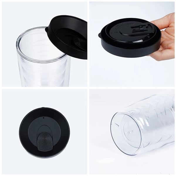 16oz. Clear Double Wall Tumbler