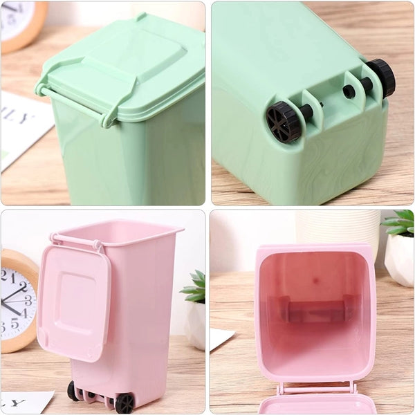 Mini Desktop Garbage Trash Bin