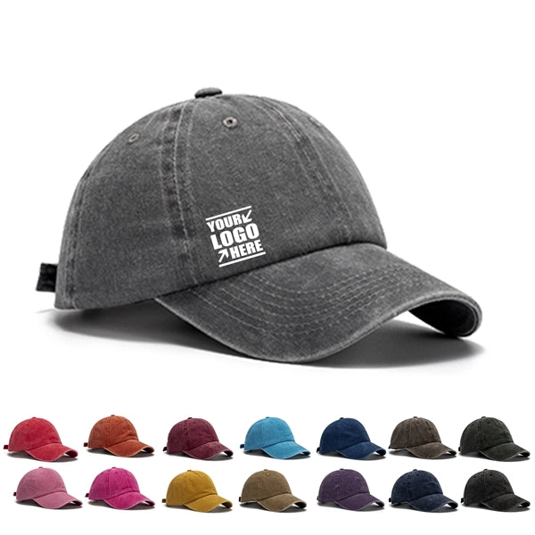 Unisex Vintage Washed Distressed Baseball Cap