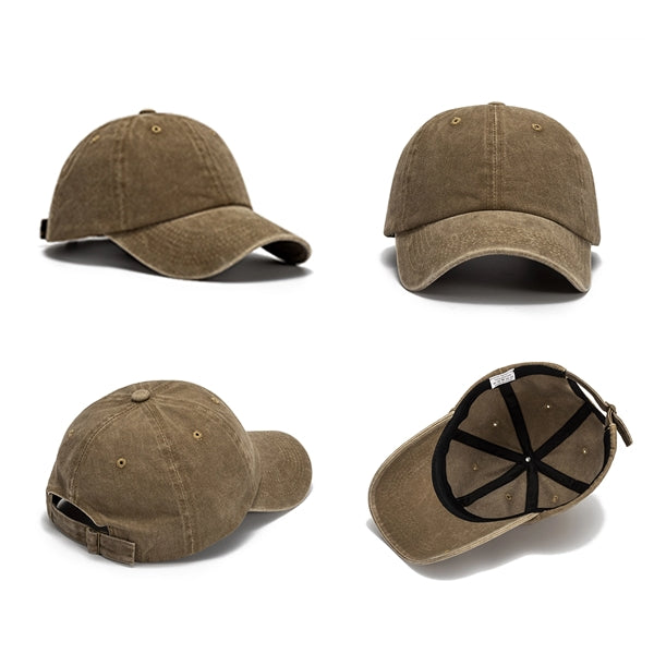 Unisex Vintage Washed Distressed Baseball Cap