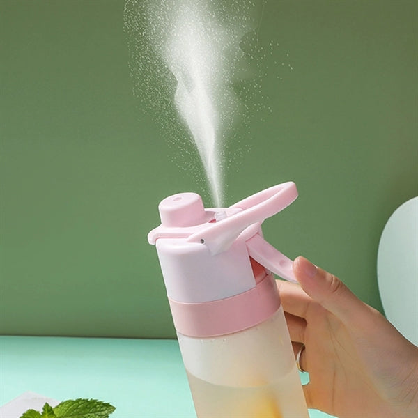 21Oz Mist And Sip Function Misting Water Bottle With No Leak